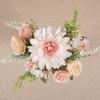Plastic Artificial Dahlia Rose Flowers Realistic Fake Flowers  Living Room Decor