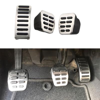 Автомобильные педали из нержавеющей стали для VW Golf 3 4 Polo 9N3 GTI для Skoda Octavia Fabia для A1 A2 A3 TT SEAT Ibiza, чехол для авто педали