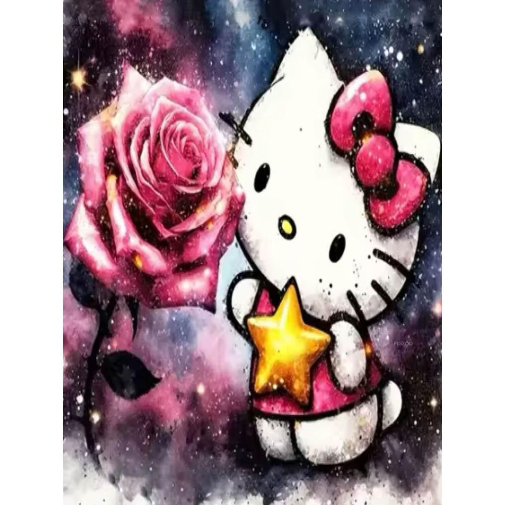 Disney Алмазная живопись Покемон Супер Марио Пикачу Хелло Китти Декор для дома Полная квадратная и круглая мозаика Вышивка Крестиком