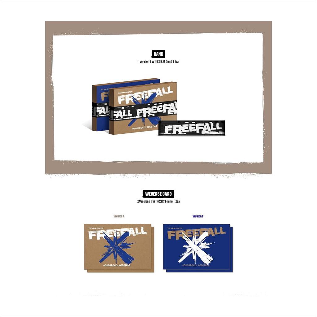TXT (ЗАВТРА X ВМЕСТЕ) - ГЛАВА НАЗВАНИЯ : СВОБОДНОЕ ПАДЕНИЕ (Альбомы Weverse вер.)