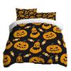 Хэллоуин Комплект постельного белья из трех предметов Пододеяльник Наволочка Матовая ткань Утолщенный