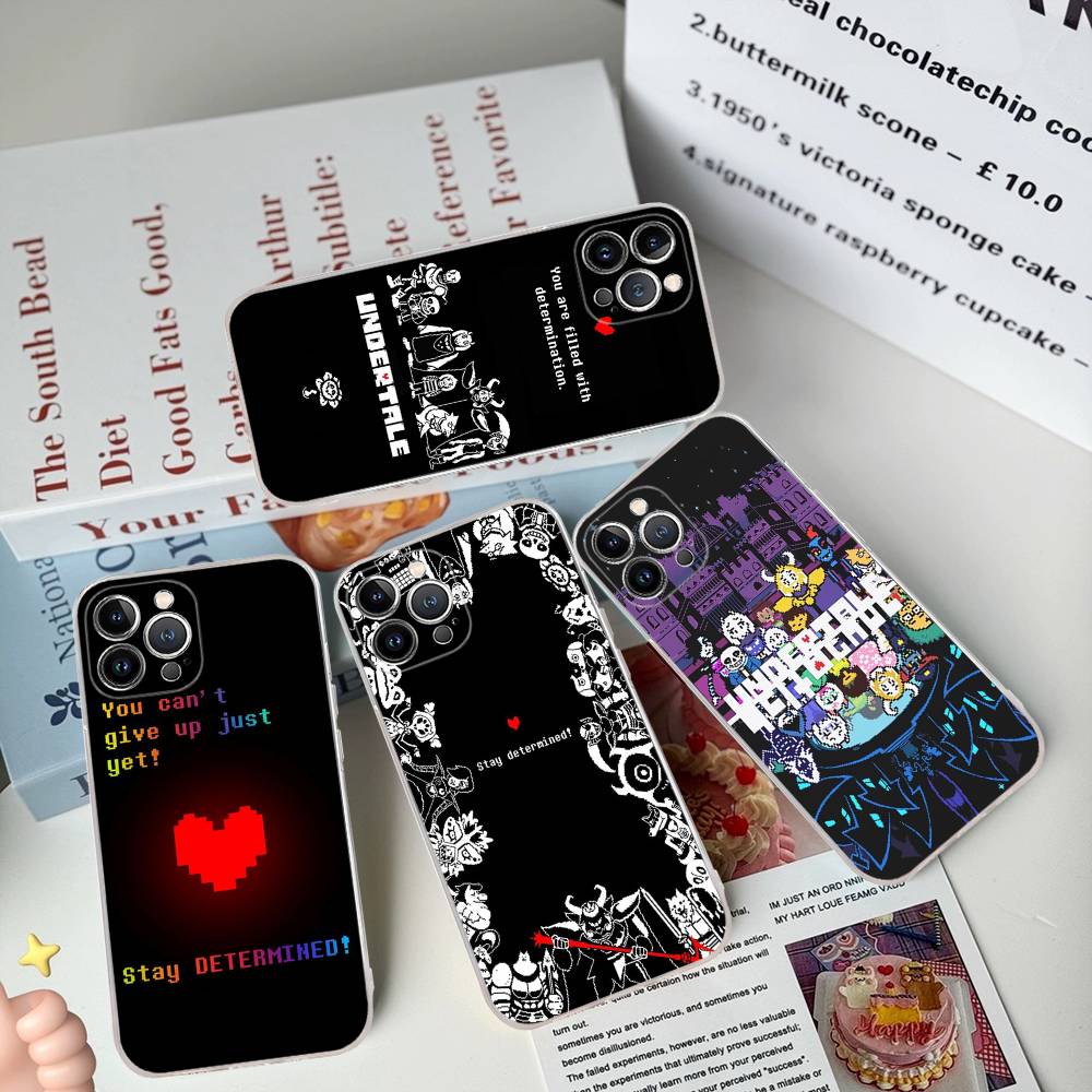 U-Undertale Игра Для IPhone 17 16 15 14 13 12 11 Pro Max Plus Mini Чехол Для Прозрачного Чехла