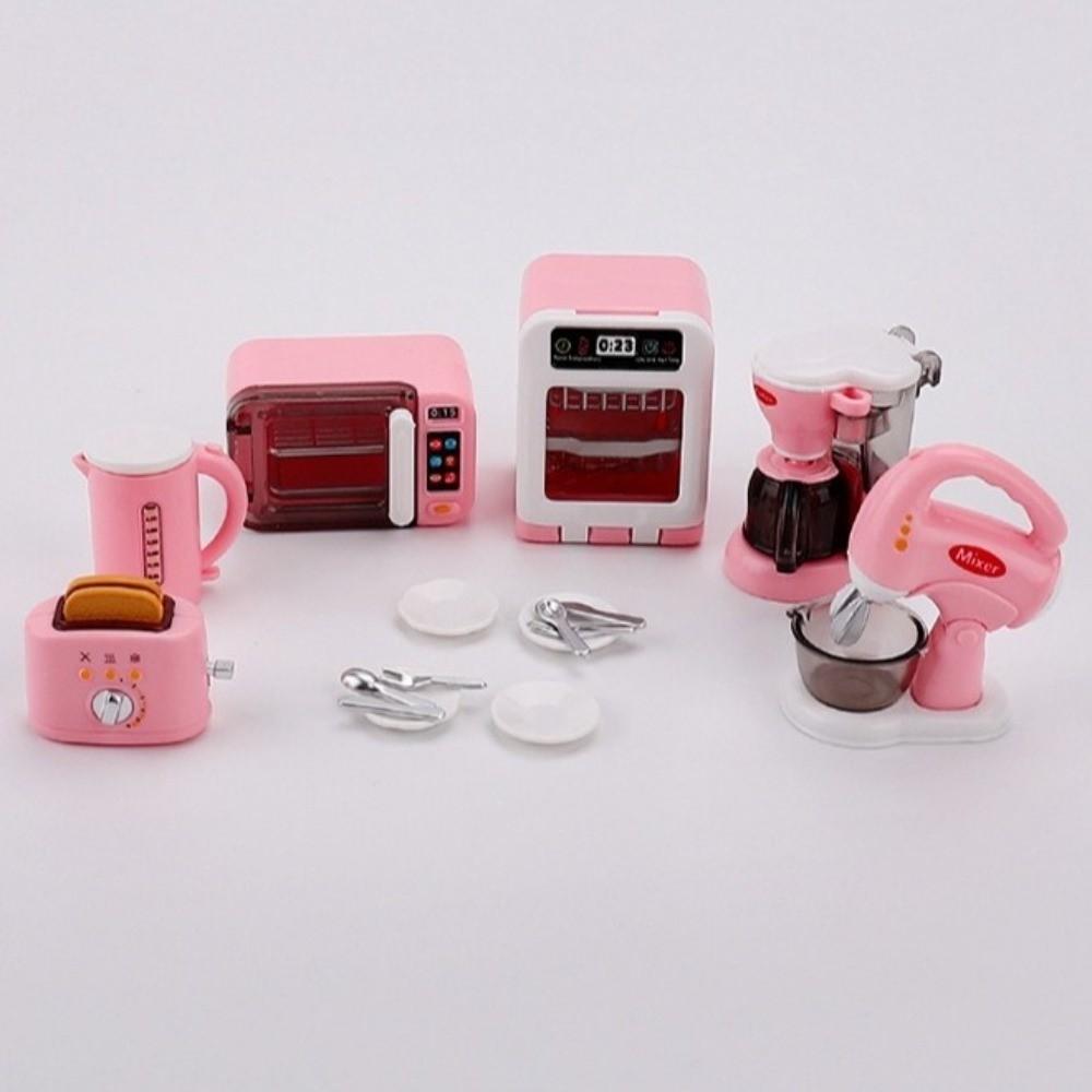 Handmade DIY Assembly Toy Simulation Design Household Appliance Model Dollhouse Decor