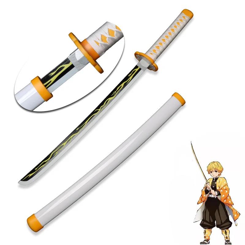 Убийца демонов катана косплей оружие Мицури Синобу Белый Бог огня Танджиро деревянный игрушечный меч аниме персонаж реквизит