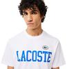 Lacoste Mens Contrast Cotton Badge T-Shirt