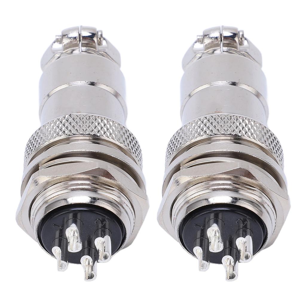 2 шт. Авиационный штекер-розетка, разъем, корпус из цинкового сплава, медные посеребренные контакты, 4 контакта