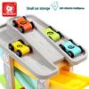 Tebao'er Baby Boy Wooden Toy Car Slide Track Educational Set