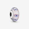 925 Sterling Silver Murano Glass Red Beads Blue Pink Purple Round Charm Plata De Ley 925 For Original  Bracelet Jewelry