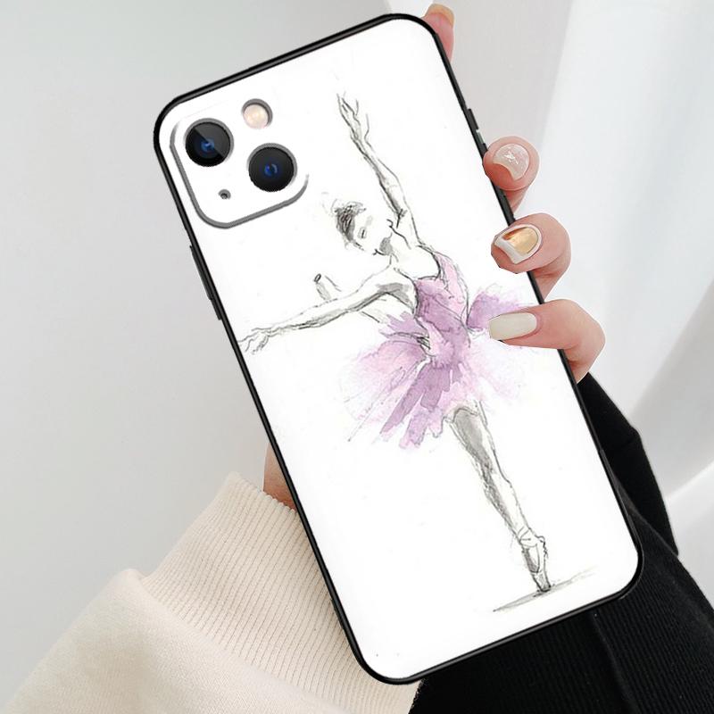 Чехол для телефона Балерина Балетный Танец Девочка Для iPhone 17 Pro Max 15 14 13 11 12 16 Pro Max mini 15 16 Plus 16e 17 Air Cover