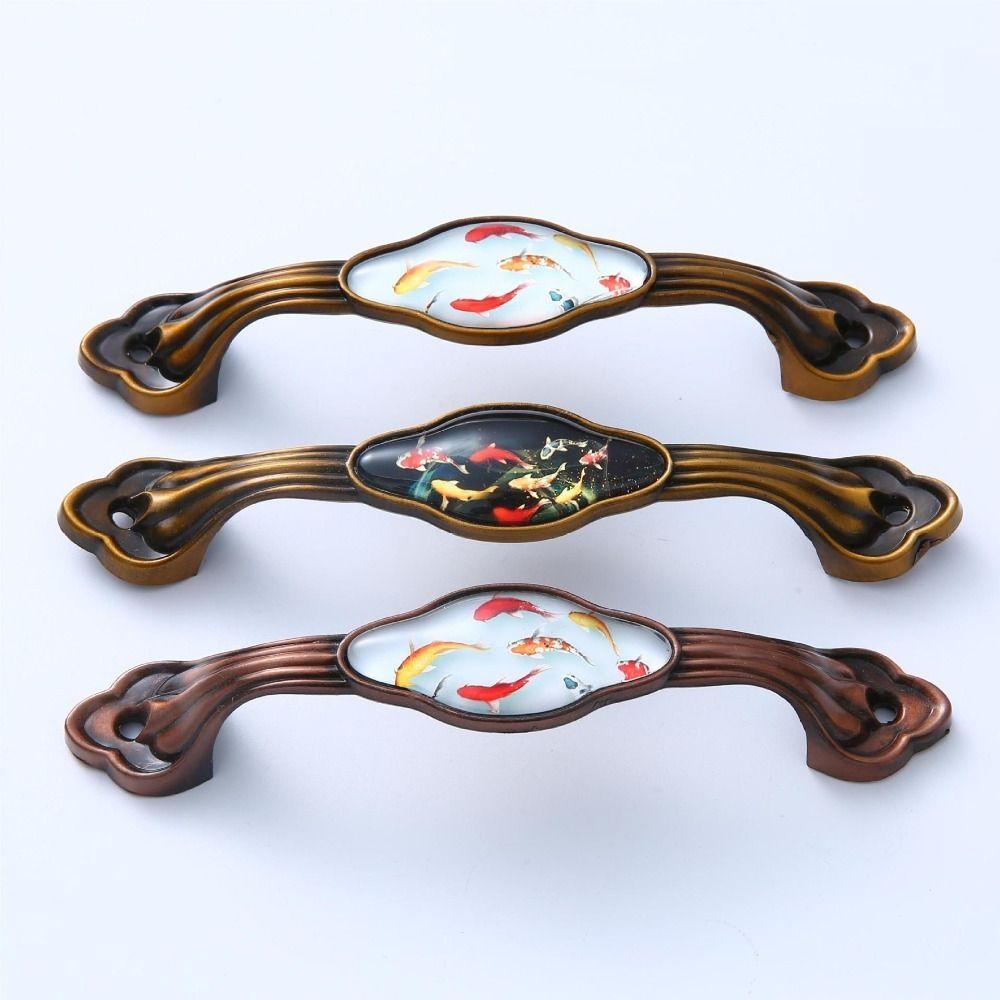 4 Pcs Minimalist Kitchen Cabinet Knobs Zinc Zinc Zinc Alloy Drawer Pulls Vintage Furniture Handles Wardrobe