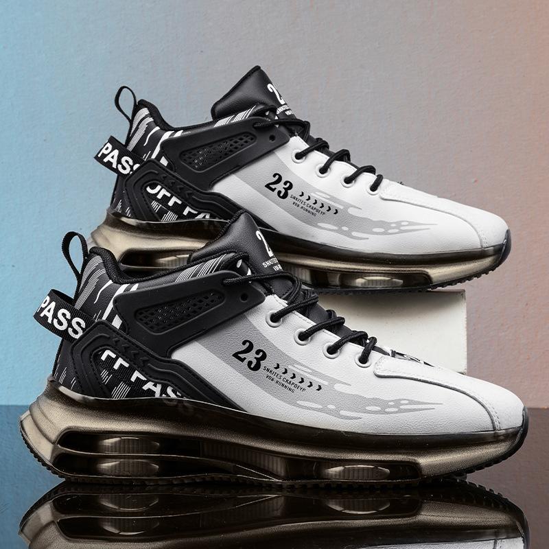 Brand Men Sneakers Platform Lace Up Breathable Fashion Casual Shoes Air Cushion Soft Running Sports Shoes for Men Zapatillas New