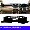Для Toyota Crown S200 2010 2011 2012 2013 LHD RHD Автомобильная внутренняя крышка приборной панели, коврик для приборной панели, накидка, коврик для ковра, подушка 2