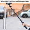 Alyuminiy qotishmali mikrofon uzaytuvchi shtangasi 3/8" erkak ayol vintli port uzaytirgichi shtativlar, selfi tayoqchalari, DSLR kameralar uchun