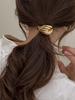 Golden Hair Tie, Adult Hair Accessories, Ponytail Elastic Band, Golden Metal Ponytail Holder 1pc Halloween