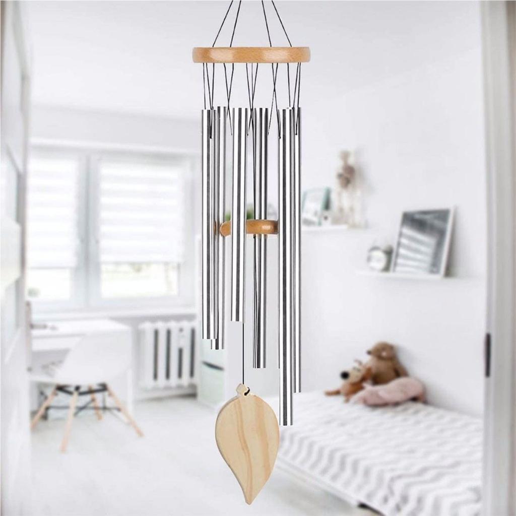 1Pcs Money Tree 6 Tubes Wind Chimes Bell Good Luck Decorations Home Bell Pendant Creative Home Craft Decoration