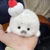Мультяшный Милый Плюшевый Брелок Тюлень Белый Тюлень Подвеска Модный Мягкий Брелок Украшение для Подвешивания на Рюкзак Рождественский Подарок