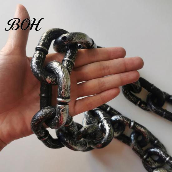Small Dog Leash Giant Chain Leash, Lightweight Plastic Pet Looks Like Pomeranian Iron Chain, Stylish Big for Dogs Photo Props Fun Breeds
