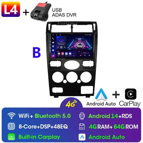 2din Android14 автомобильное радио мультимедиа Carplay авто GPS навигация для Ford Mondeo Mondeo 3 2000 2001 2002 2003 2004 2005 2006-2007