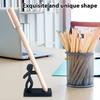 1/2Pcs Pen Holder Ornament Fine Workmanship Lines Figure Shape Pen Stand Decorative Desktop Ornament