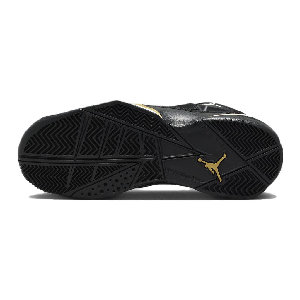 New Jordan True Flight Anti Slip Wear Resistant High Top Children's Basketball Shoes Black Teenagers 343795-017