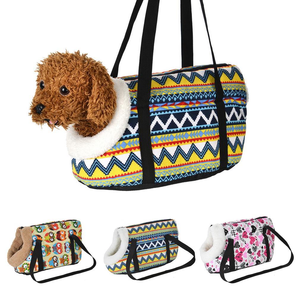 Тёплая сумка - переноска для маленьких собак