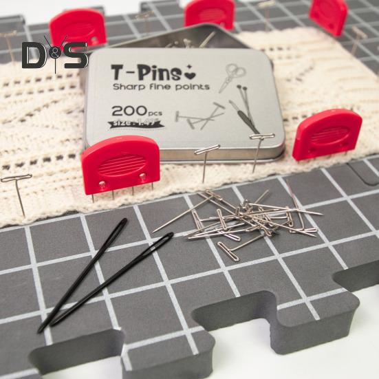 Набор ковриков для блокирования вязания. Плотный пенопластовый коврик с сеткой. Многоразовая односторонняя блокировочная доска для вязания крючком или спицами.