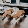 1шт держатель для кофейной бумажной бумаги из нержавеющей стали с одним слотом, подставка для кофейной бумажной бумаги, подставка для хранения кофейных фильтров