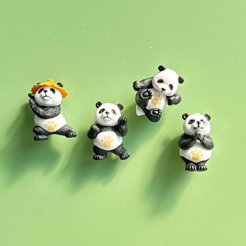 Чэнду Гигантская панда 3D Магнит на холодильник - Милый сувенир для культурного туризма