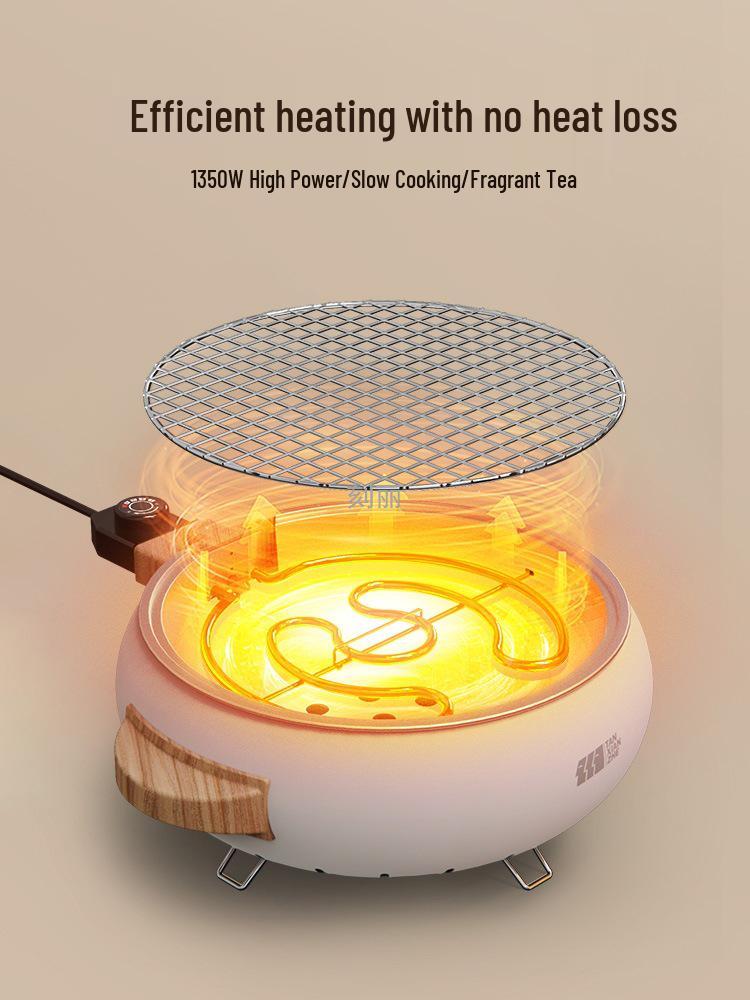 Электрический гриль и кострище двойного назначения: Набор для барбекю в помещении, варки, выпечки и угольная печь