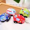 Плюшевый брелок Мультяшная Пожарная машина Скорая помощь Полицейская машина Такси Плюшевая игрушка Украшение для сумки Мягкая Набивная Мультяшная кукла Плюшевый брелок Детская игрушка Подарок