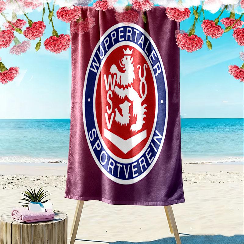 Wuppertaler SV Print Beach Towel, Large Soft Quick Dry Towel for Beach Camping Swimming