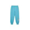 New MLB Knitted Sweatpants Unisex Teal 3APTB0331-50TQS
