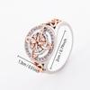 Fashionable women's ring Bohemian Celtic Knot Witch Knot Ring Cross and ring interlocking design Gifts for  Lucky Amulet