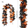 175 см Длинный Имитированный Кленовый Лист Тематика Хэллоуина Домашний Сад Место Место Украшения Ротанга Вечеринка