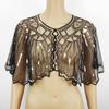 Women's Sequined Mesh Shawl - Summer Sun Protection, Slim Short Style