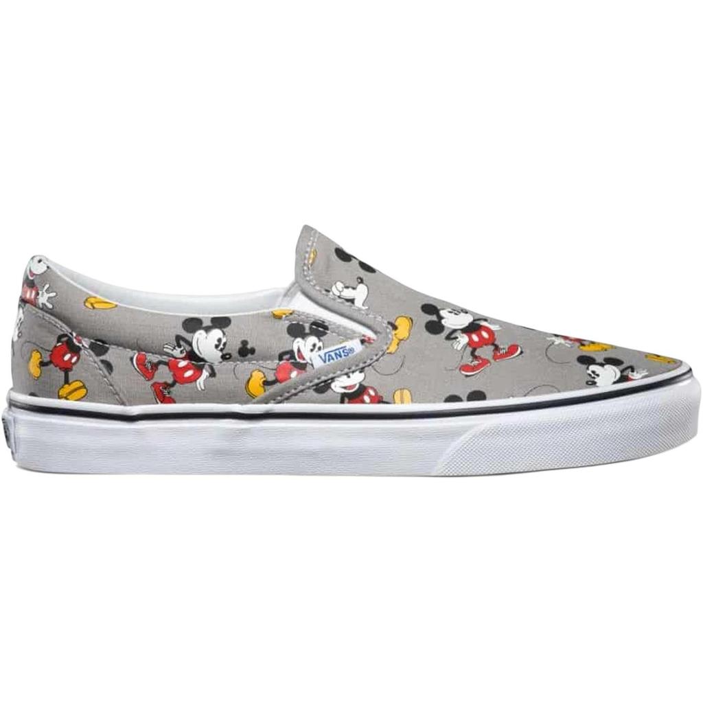 Disney x Vans Classic Slip-On Mickey Mouse Unisex Sneakers Grey Frost-Grey VN-00MEGHG
