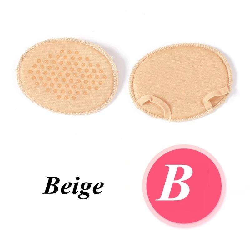 1 Pair Invisible Half Size Forefoot Cushion Women's High Heels Anti-slip Foot Protectors Soft and Durable Insoles Reduce Pain