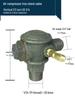 Silent Oil-Free Air Compressor Pump One-Way Check Valve