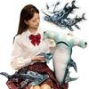 55/90 см Морское Существо Акула-Молот Симуляция Набитые Плюшевые Животные Подушка Супер Мягкие Игрушки Для Детей Рождественские Подарки
