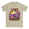 I Eat Chalk Susie Deltarune T Shirt Men Pure Cotton Vintage TShirts Round Neck  Tee Shirt Short Sleeve Clothing Big Size