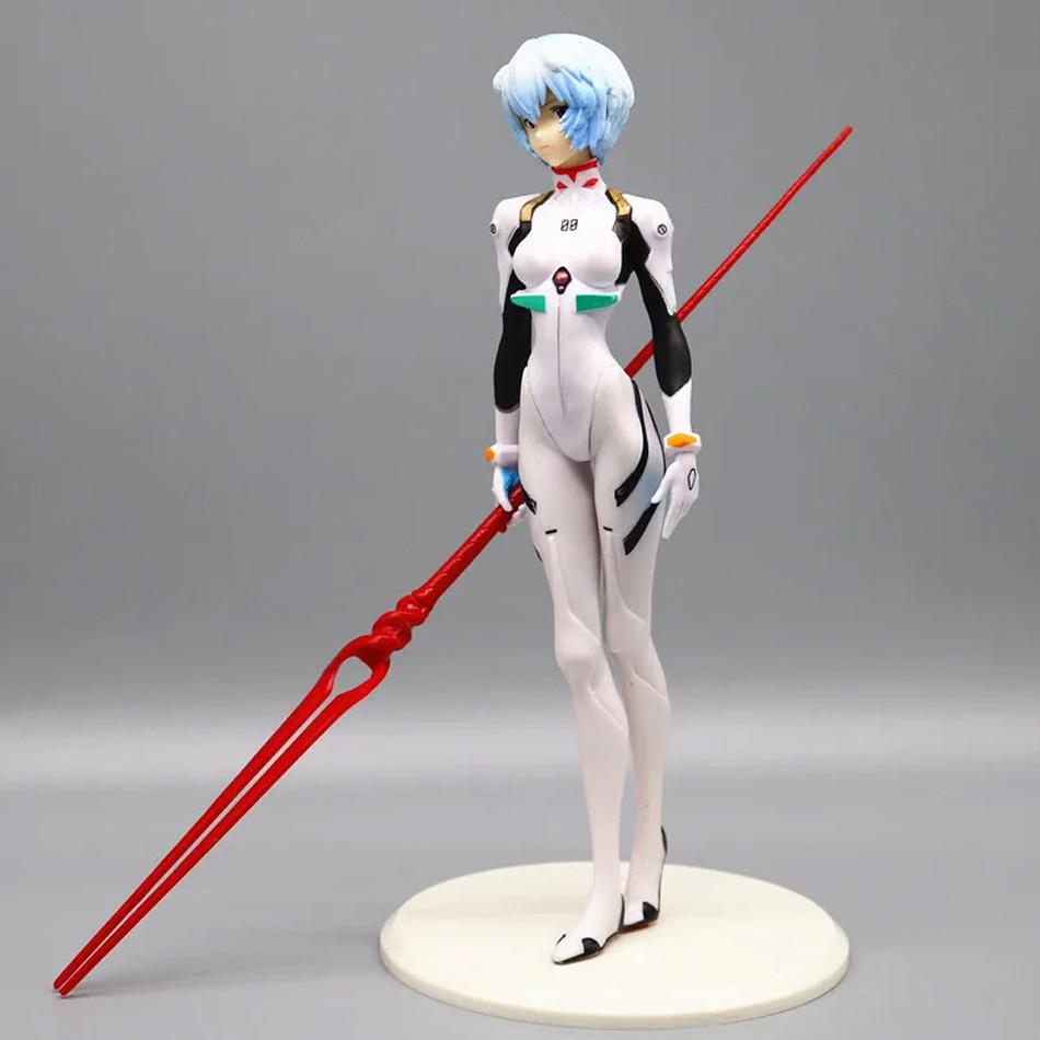 23 см NEON genesis EVANGELION Фигурки Аянами Рей Фигурка Аниме Декор для Торта ПВХ Модель Аниме Аска Макинами Коллекционные Игрушки