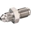 3AN Male to M10x1.0 Metric Stainless Steel Brake Clutch Adapter Fitting Connector