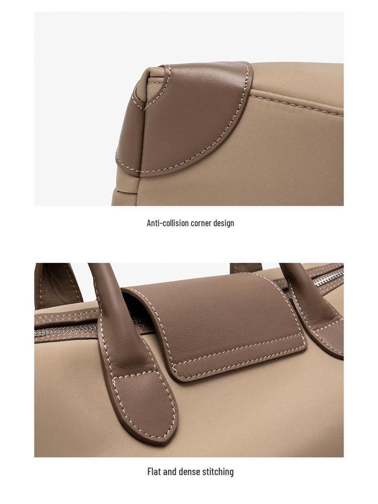 Женская большая холщовая сумка-тоут на осень/зиму 2024 года - сумка на одно плечо для поездок и путешествий