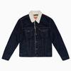 Levis Denim Куртка с флисовой подкладкой Мужские куртки Темно-синяя-Деним 16365-0075