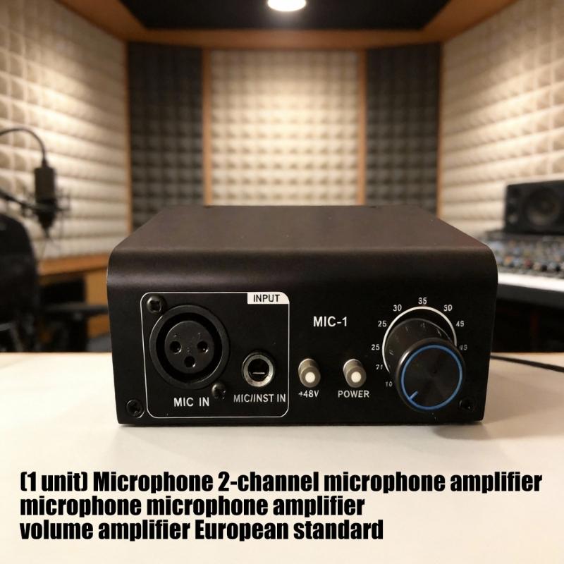 Двухканальный микрофонный предусилитель в прочном металлическом корпусе. Инструментальный предусилитель. Идеально подходит для студийной записи и сценического использования.