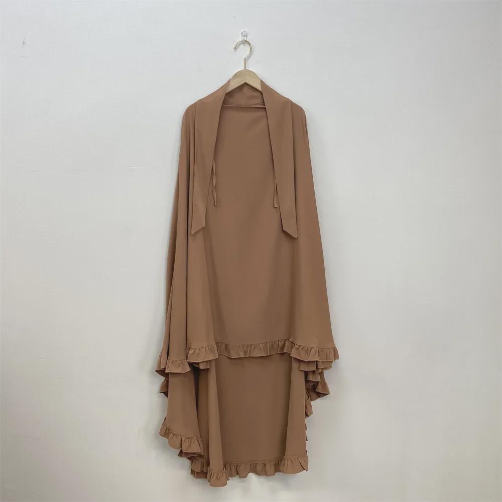 Большой платок для головы с оборками и качелями Dubai Swing 2338