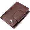 Женский вертикальный кошелек из натуральной кожи CANPELLINI Wallet 21679 Коричневый