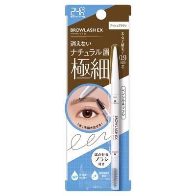 Browlash EX Ultra Skinny Pencil Brow N 01 Ash Brown Eyebrow Карандаш для бровей с щеточкой Рисует как волоски Водостойкий 0,02 г Ультратонкий