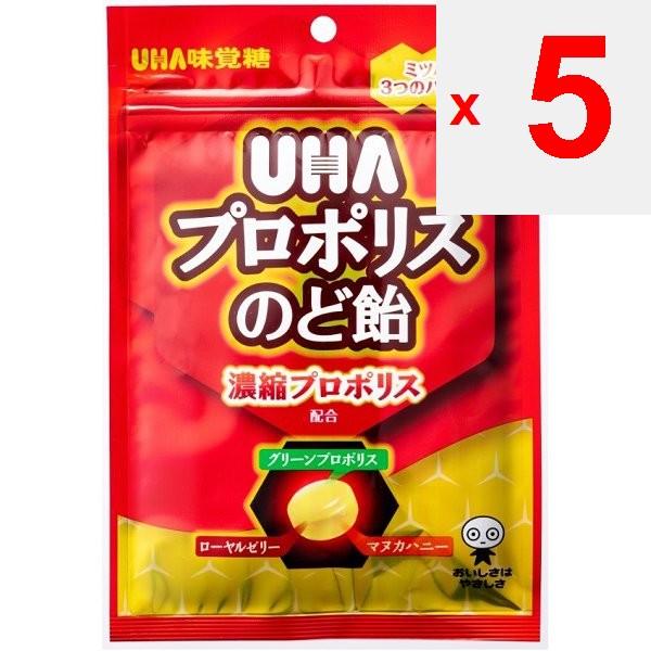 Леденцы от боли в горле с прополисом UHA, пакетик 52 г. Прополис легко употреблять в пищу благодаря удобному для употребления медовому лимонному вкусу Прополис легко употреблять в пищу благодаря удобному для употребления h