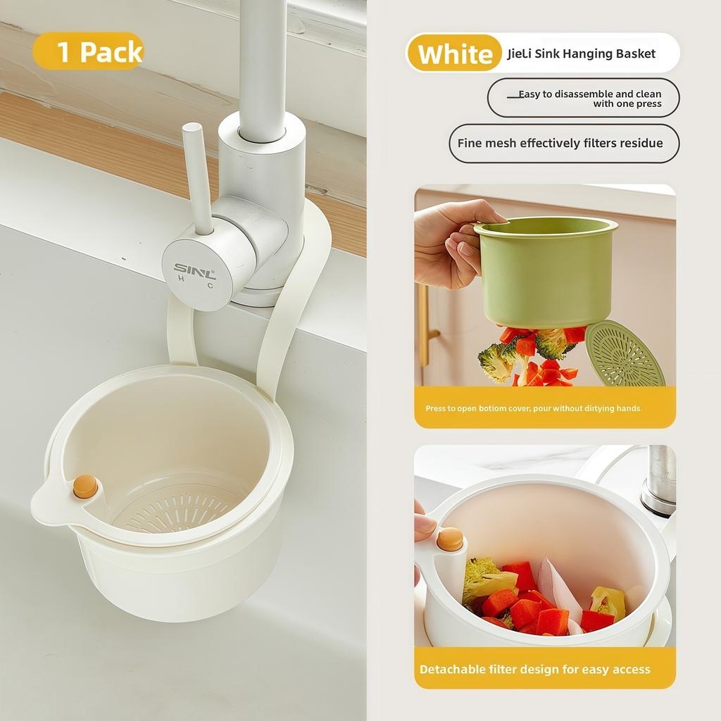 Креативная регулируемая подвесная корзина для слива в раковину для дома, кухни, раковины, сепаратор пищевых отходов, фильтр и корзина для слива воды при мытье фруктов